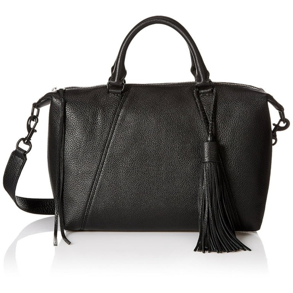 Rebecca Minkoff Black Satchel with Tassel